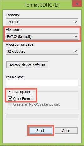 how to format sd card gopro