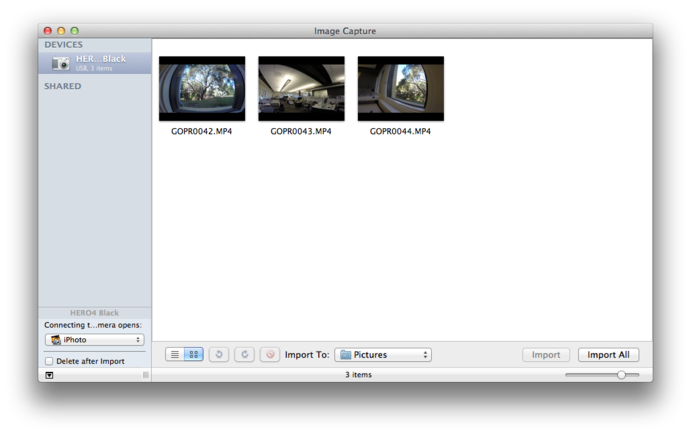transfer files from gopro to mac