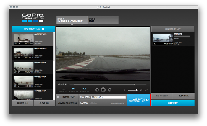 copy gopro files to mac